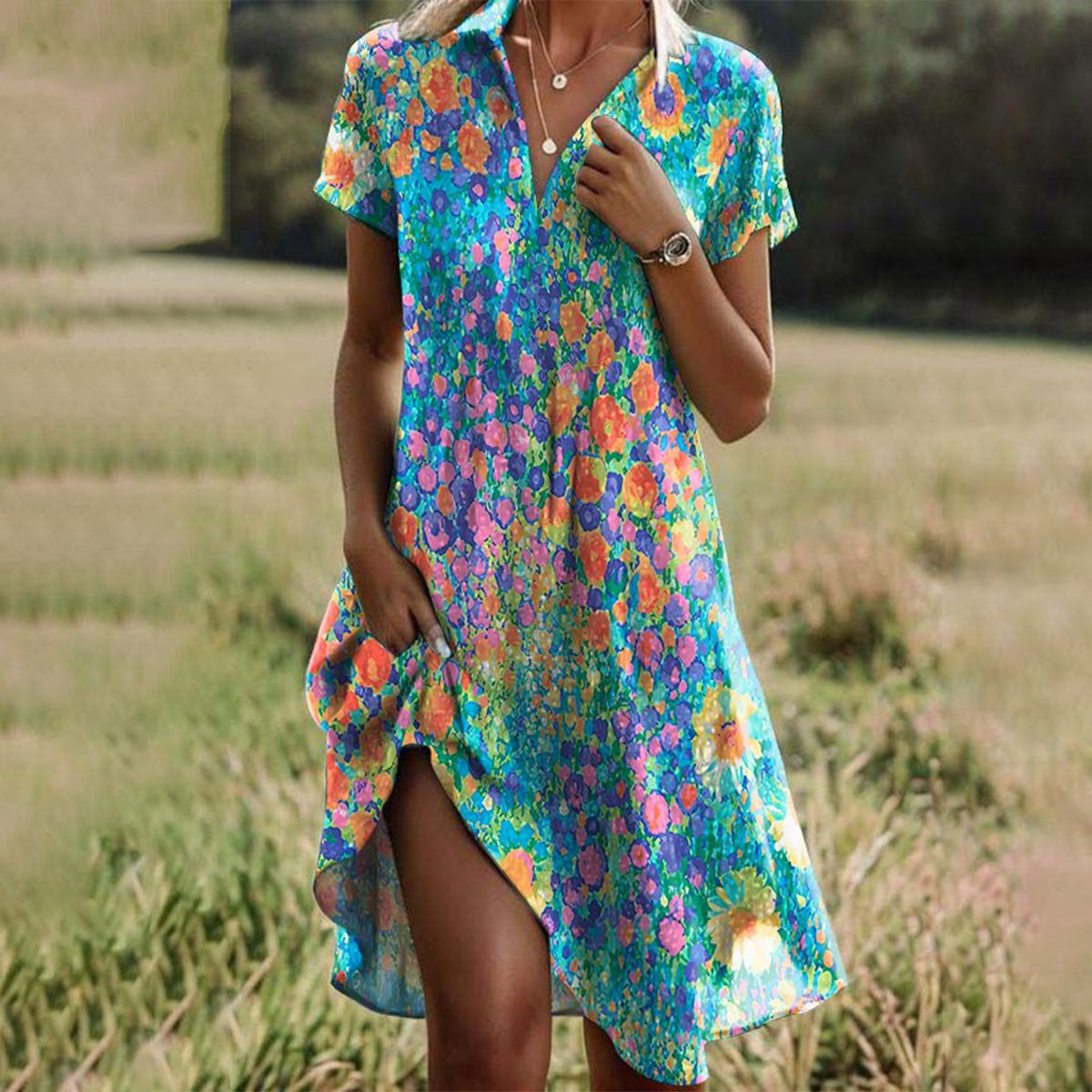 Amelie™ | Chic Flowy Dress