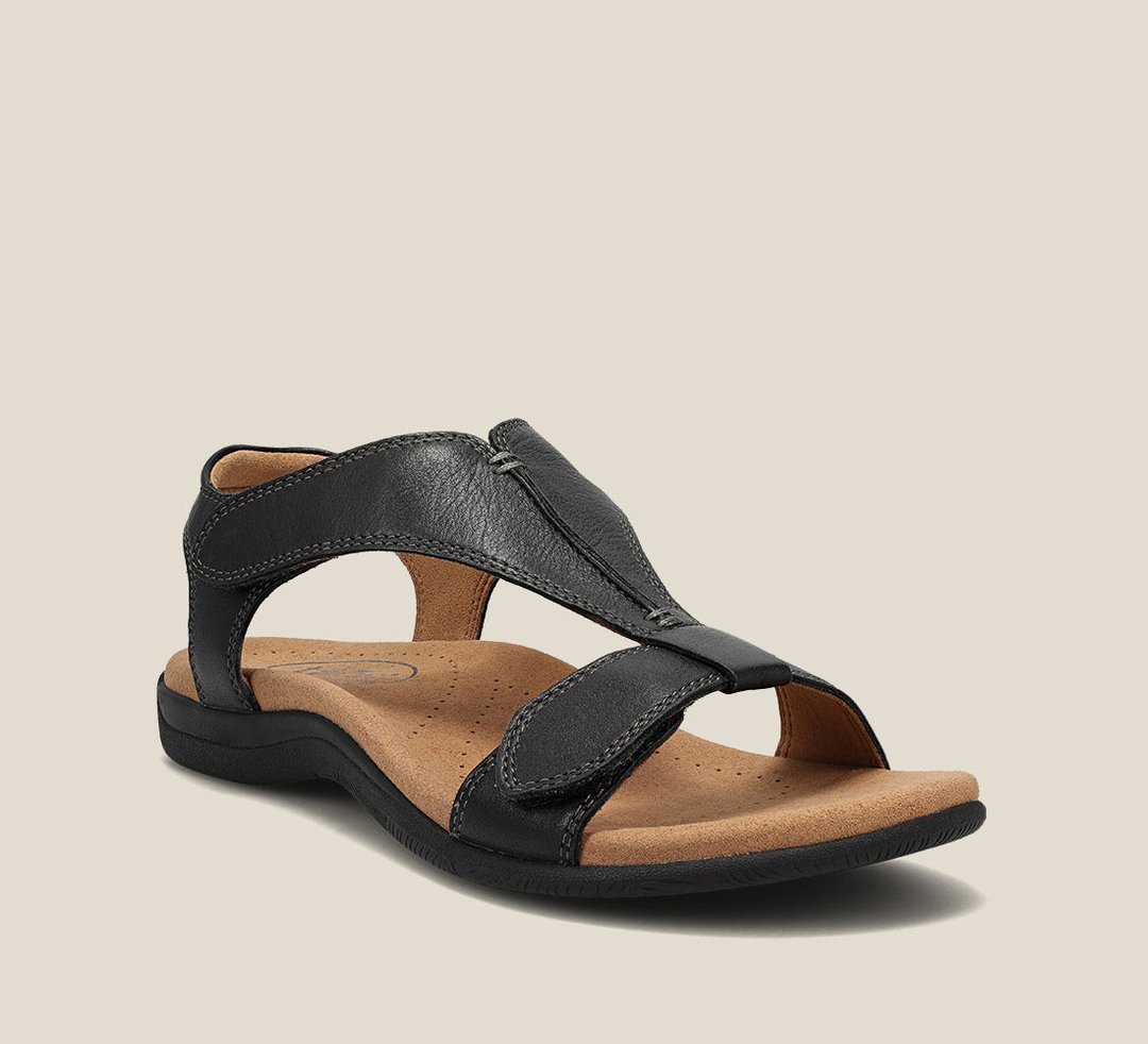 VANESA™ | Luxe Leather Stride Sandals