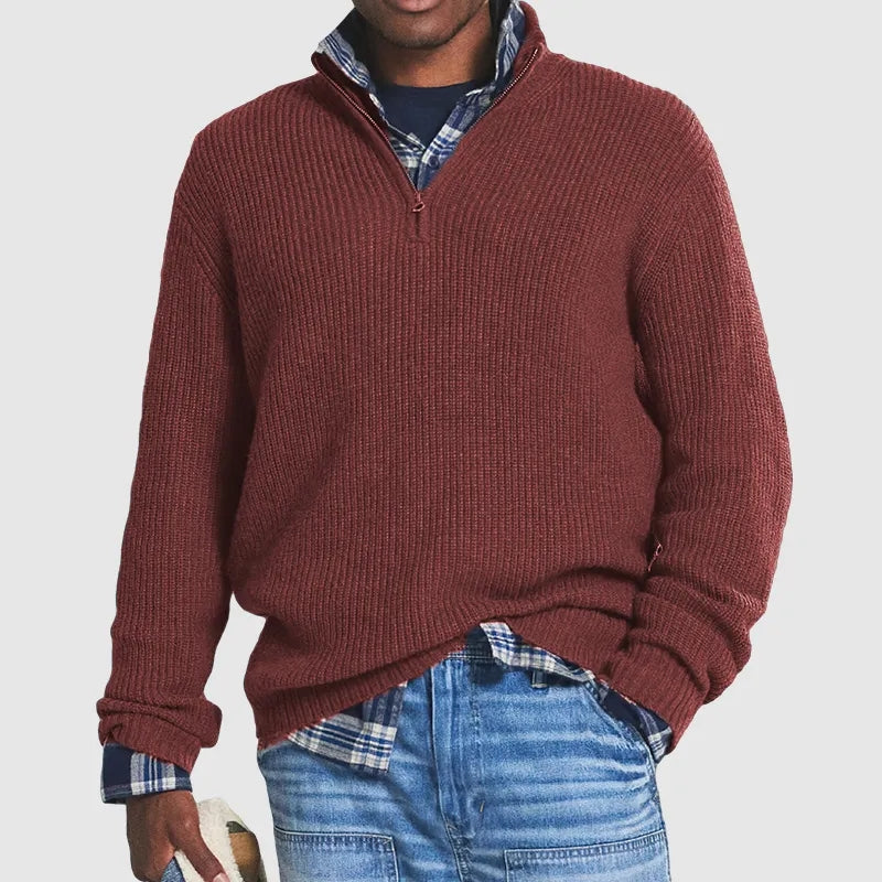 Jerry | Cashmere Zip-up Sweater