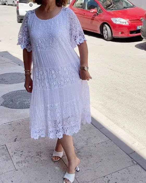 AMANDA - CASUAL LACE DRESS