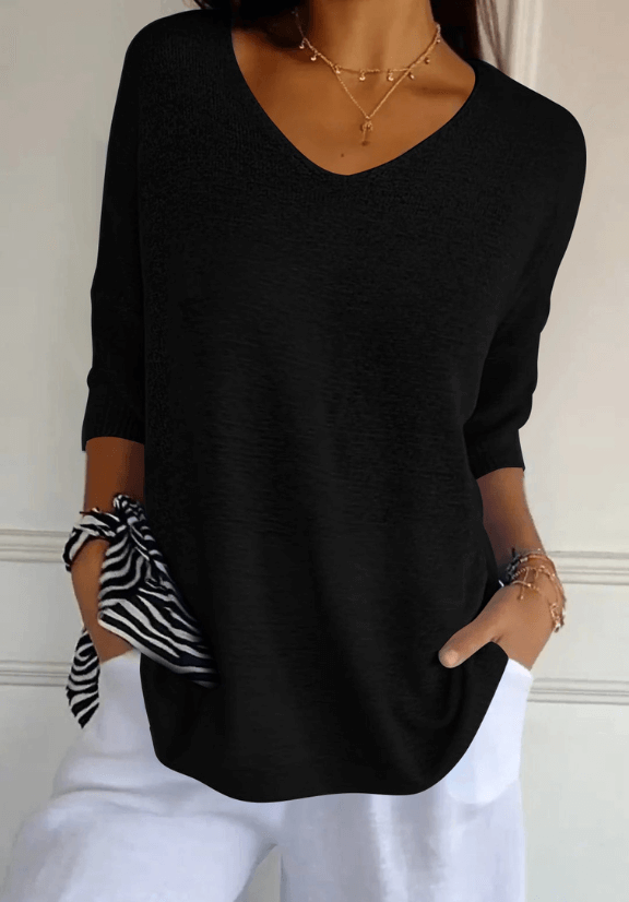 Sophia Elegant Knitted Shirt