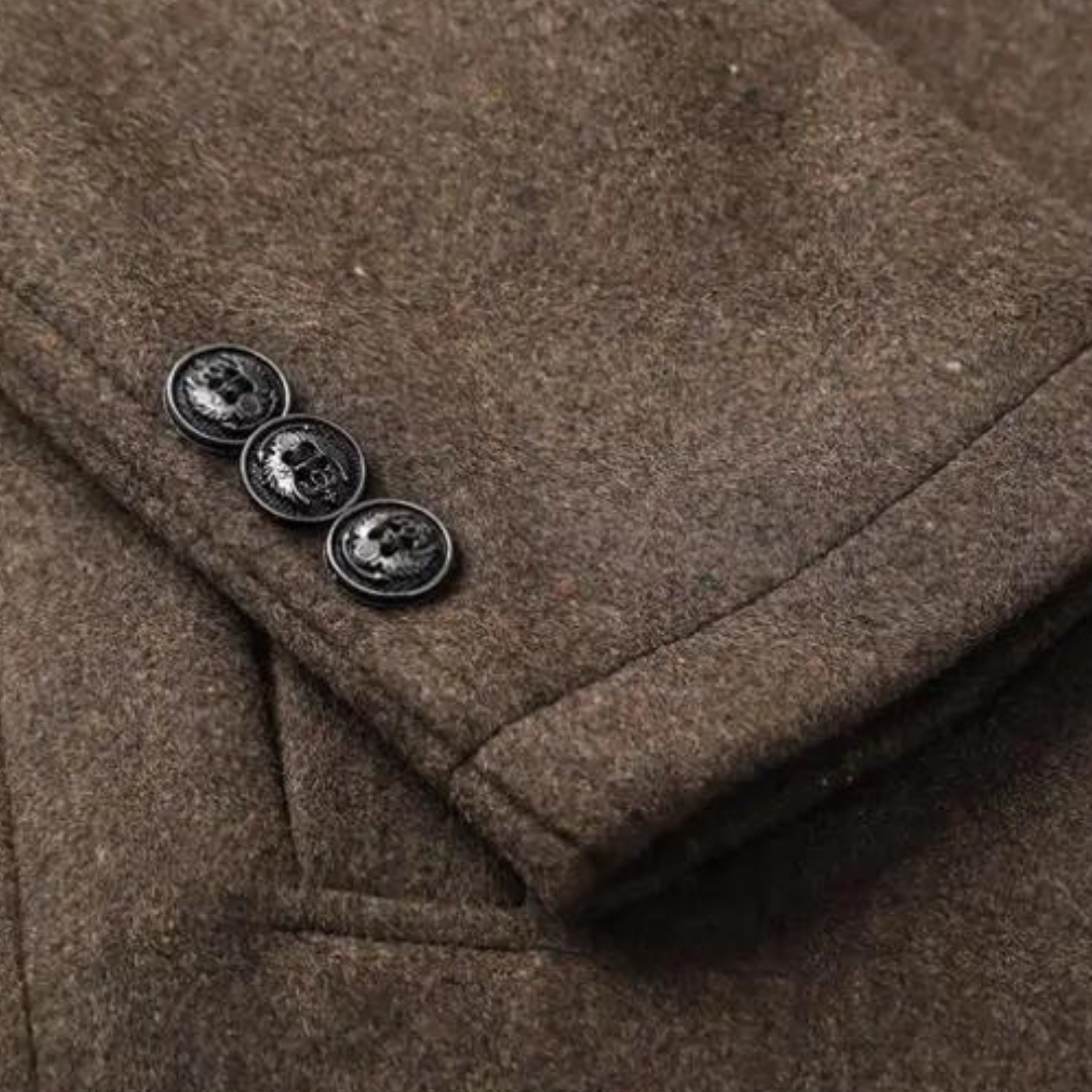 Marc | Thick Wool Trenchcoat