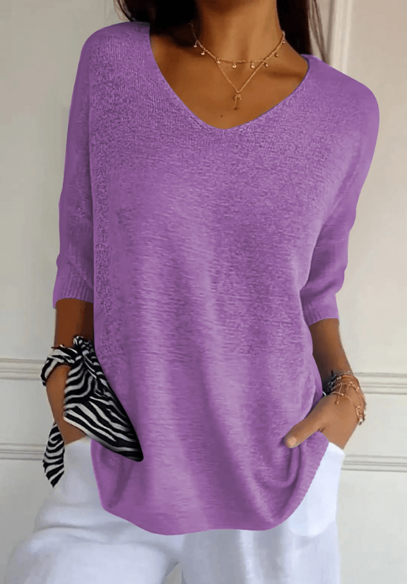 Sophia Elegant Knitted Shirt