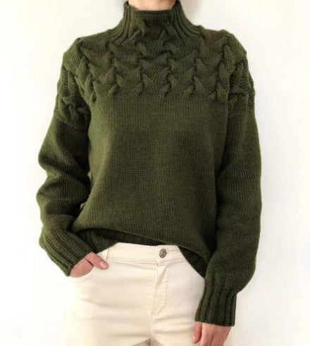 Chelsea™ | Classic Knitted Sweater with Cable Pattern