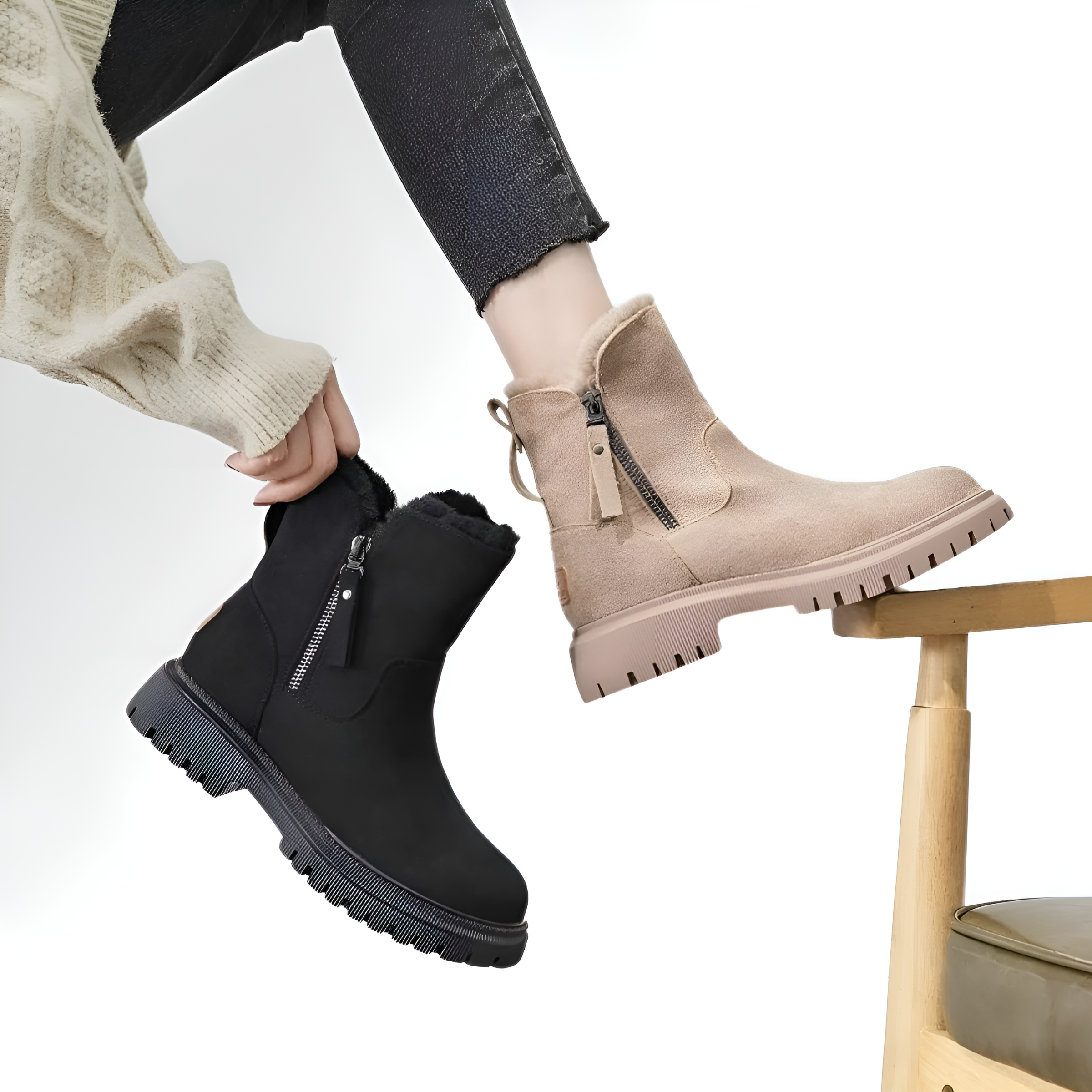 Lola™ | Comfortable and Lined Snow boots