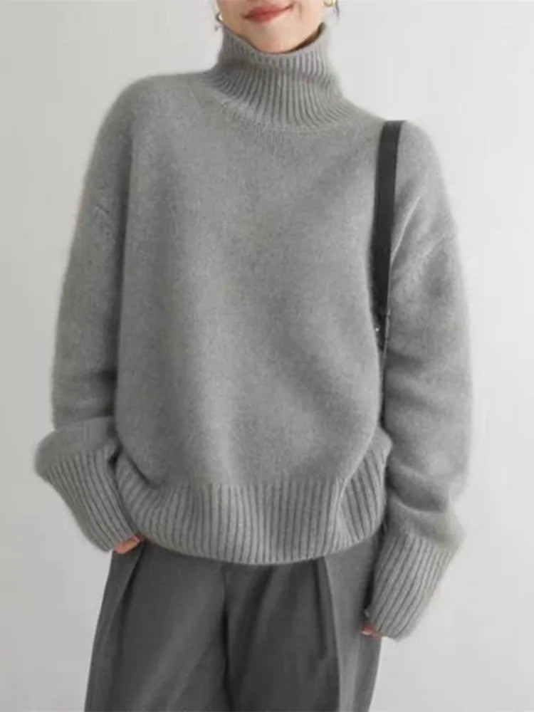 LINETTE | Cashmere Turtleneck Sweater