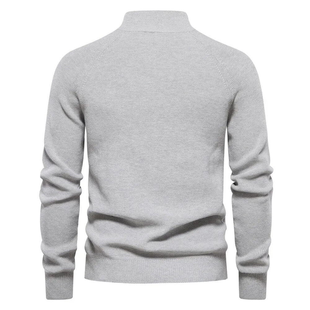 Alex™ | Knitted Zipper Sweater