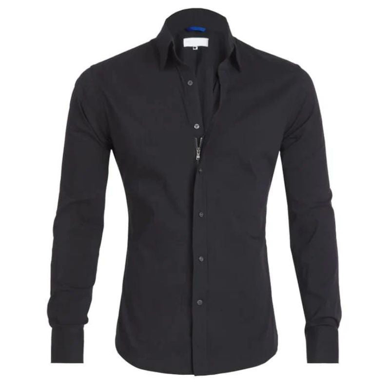 MIKE™ | Crease-Resistant Shirt with Zip