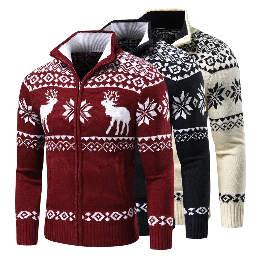 Rudolph™ | Christmas Jumper Waistcoat with Zip