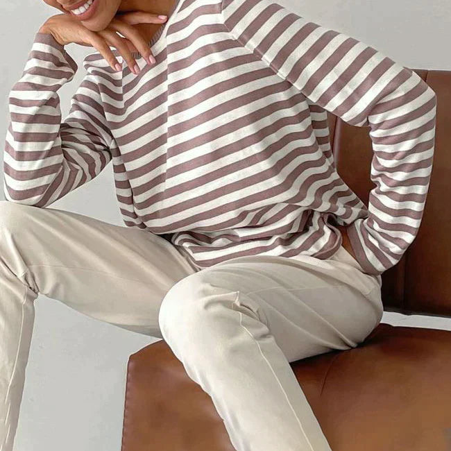 Dora™ | Elegant Striped Shirt