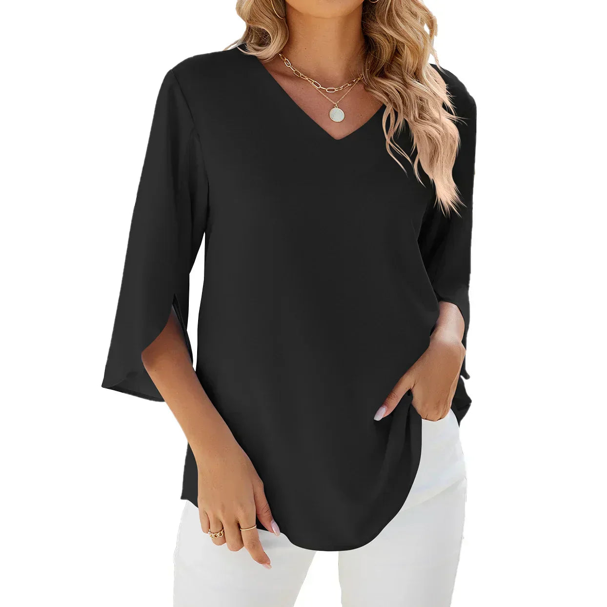 Robyn™ | V-Neck Blouse