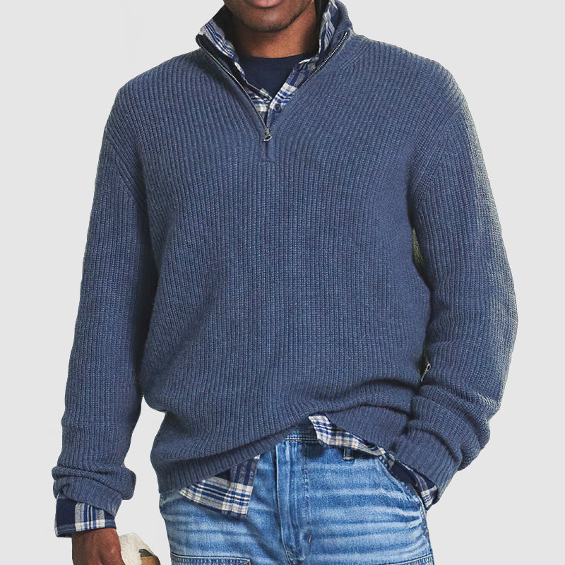 Jerry | Cashmere Zip-up Sweater