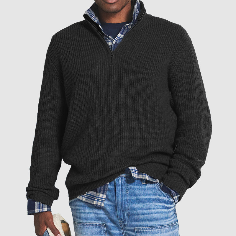 Jerry | Cashmere Zip-up Sweater