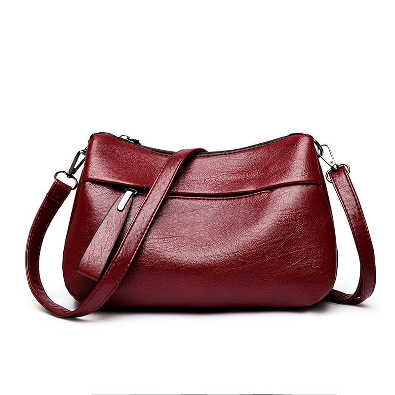 Jade™ | Classic Leather Crossbody Bag